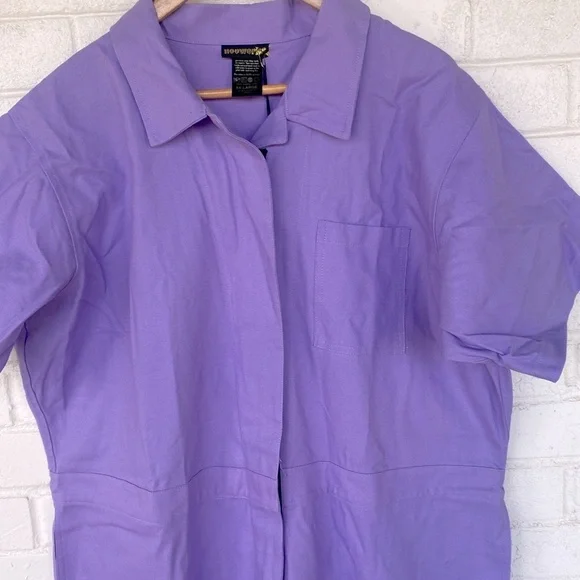 NWT Nooworks Organic Cotton Coveralls in Lilac/Lavender 5X